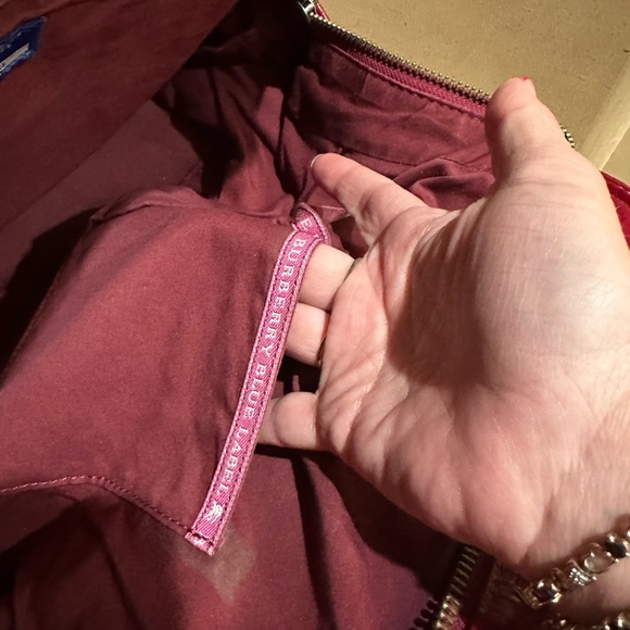 Burberry Blue Label Red Patent Large Handbag - Picture 4 of 14